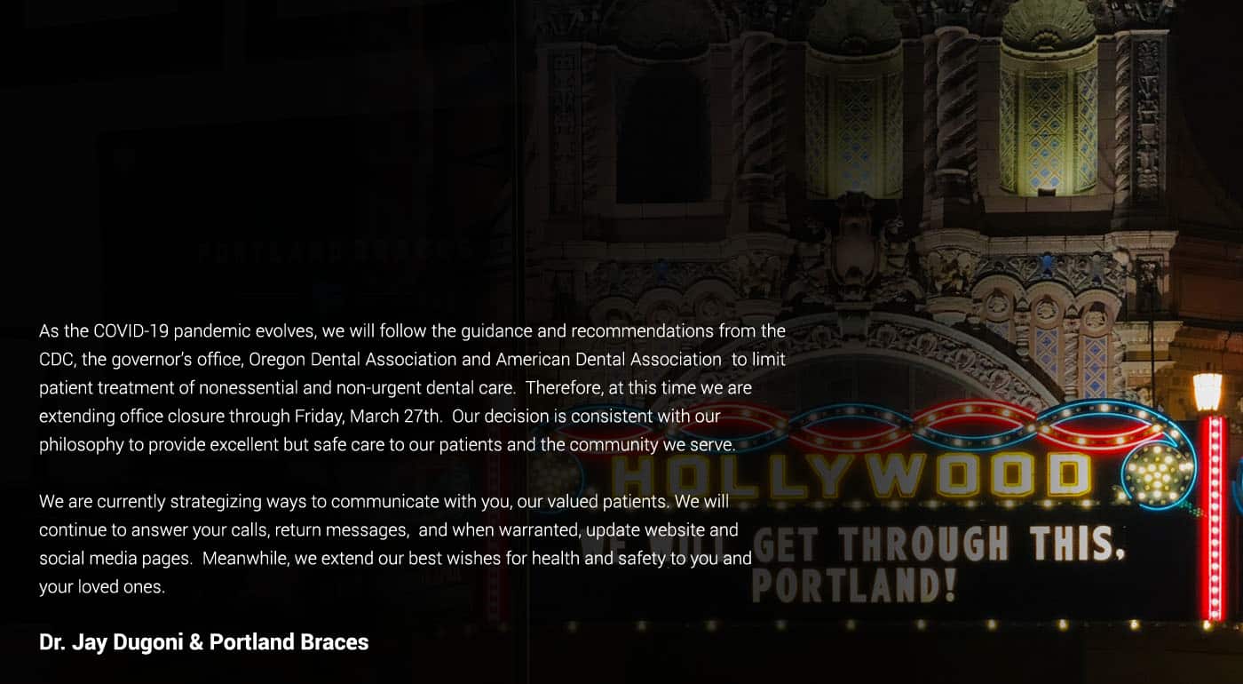 Portland Orthodontist Dr. Joseph Dugoni, DDS Orthodontics